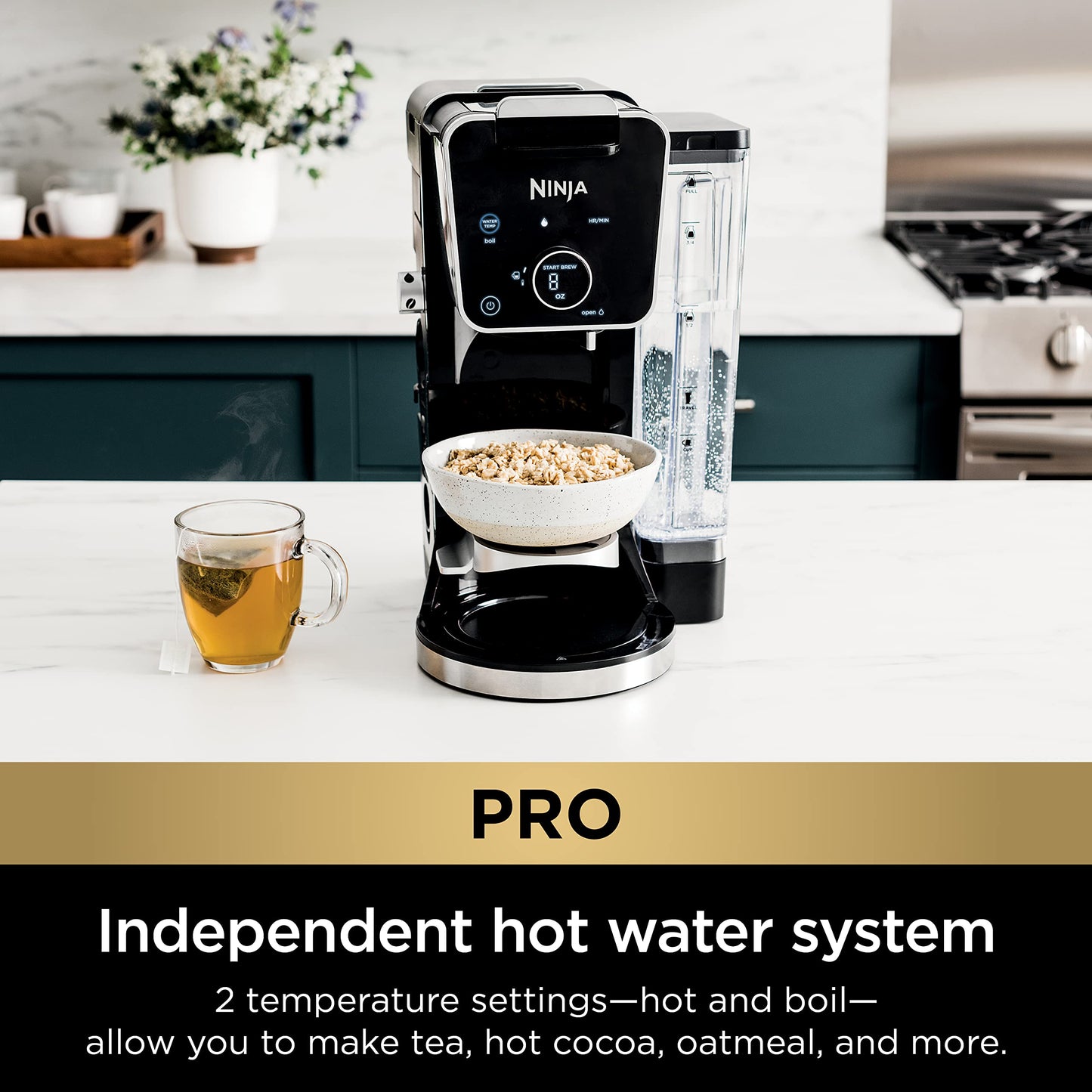 Dual Brew Coffee Maker with Frother and Pod Compatibility