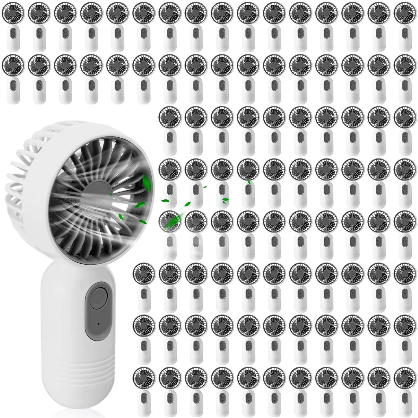 Mini Rechargeable Handheld Fan with 3 Speeds
