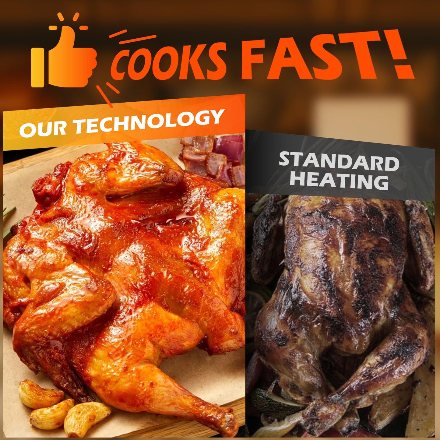 Dual Basket Air Fryer with 10-in-1 Cooking Functions