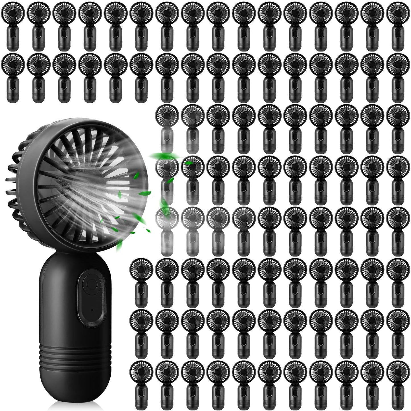 Mini Rechargeable Handheld Fan with 3 Speeds