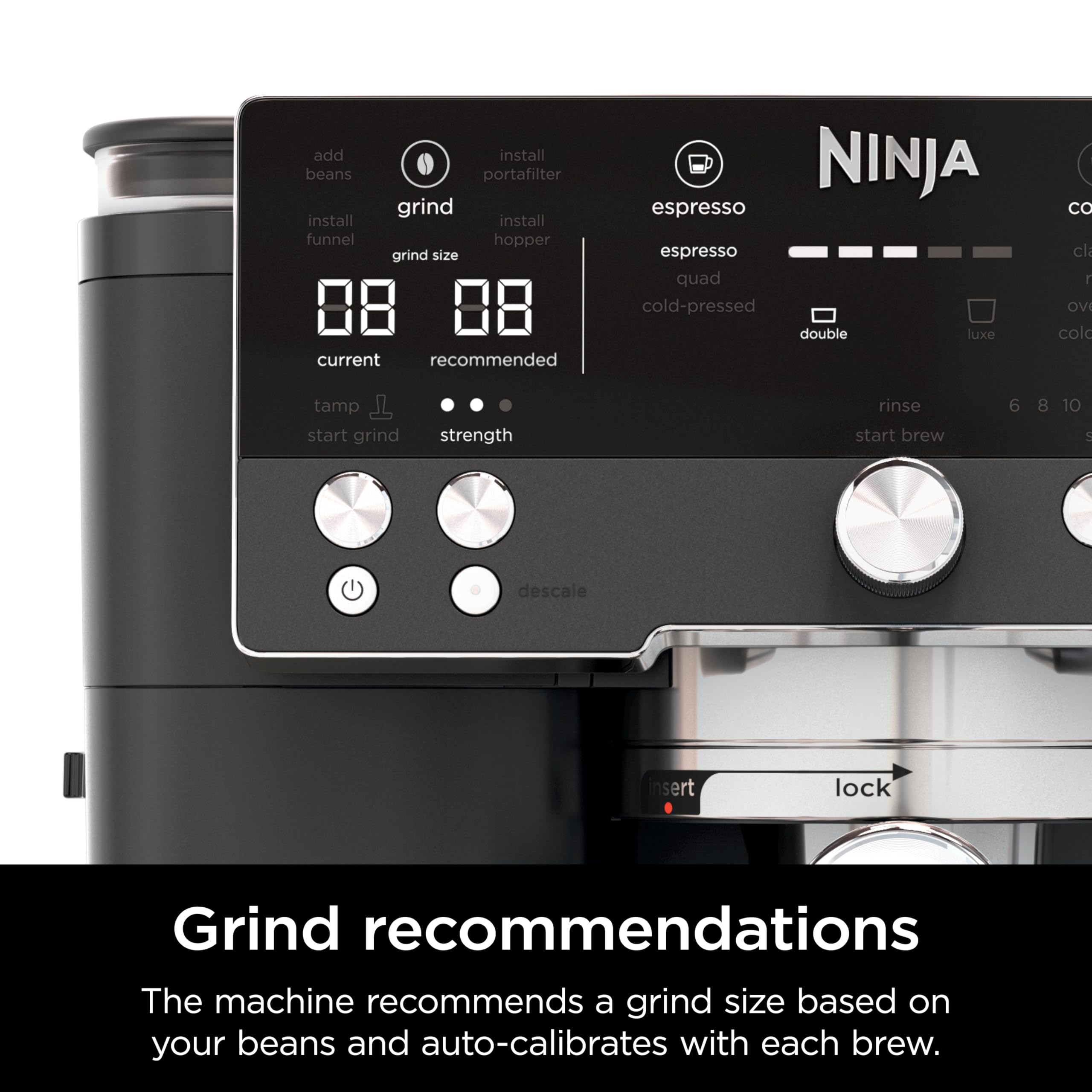 Ninja Luxe Café Premier Series, Espresso Machine, Drip Coffee Maker set