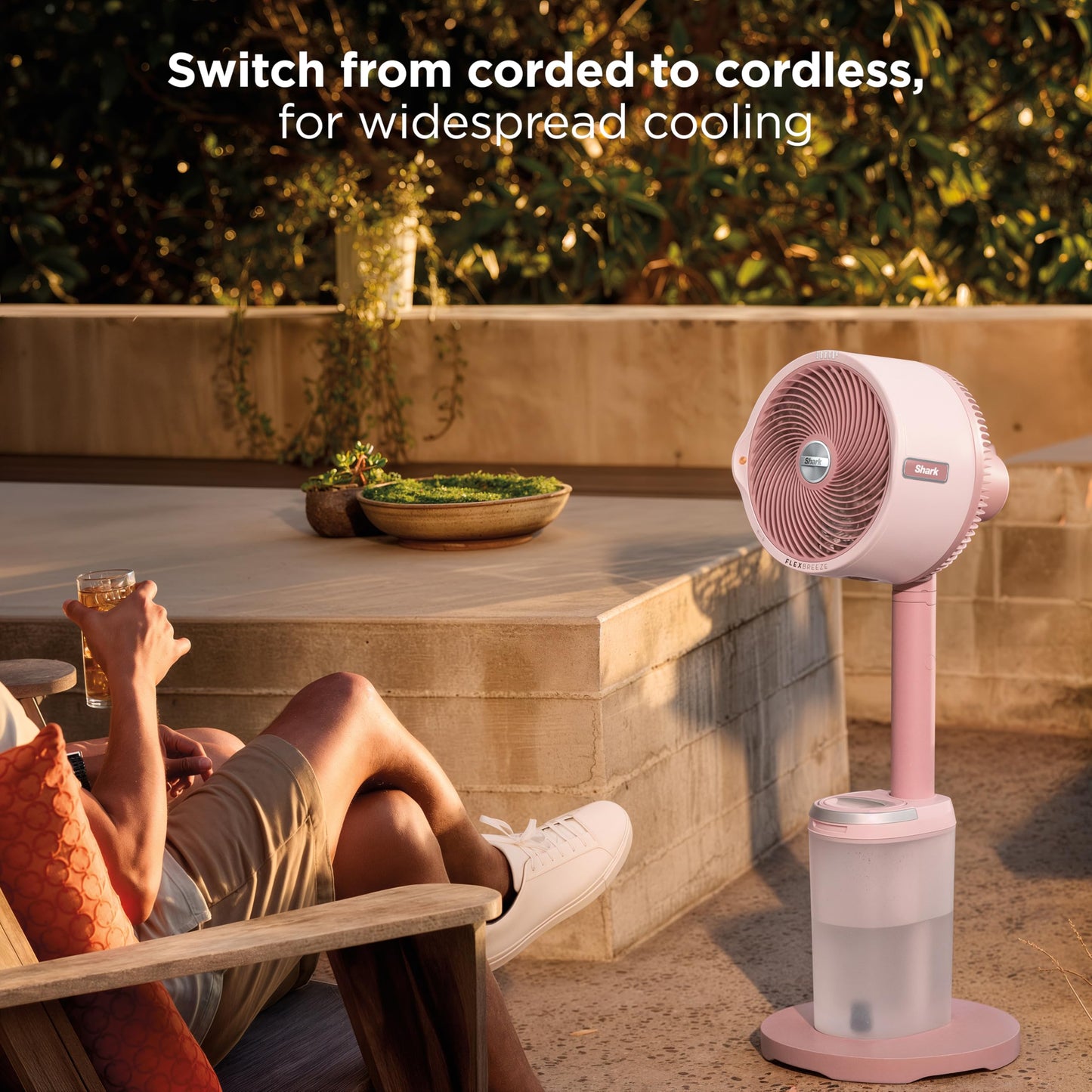 Indoor & Outdoor Mist Fan with Portable Design