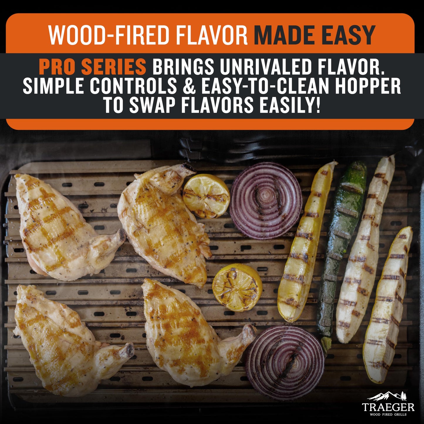 Wood Pellet Grill and Smoker with 6-in-1 Cooking