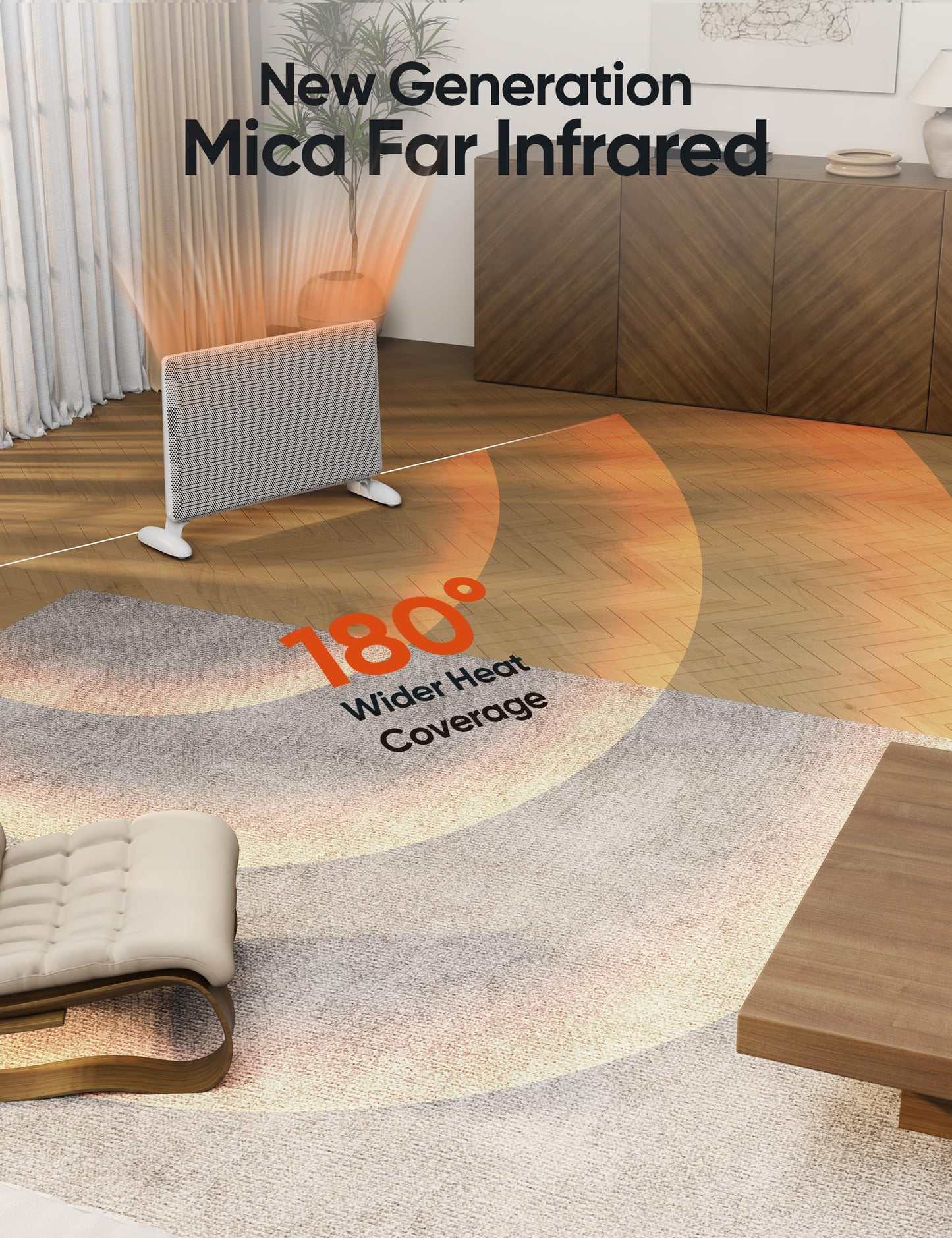 Smart Infrared Panel Heater with WiFi Control